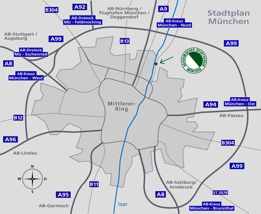 Stadt- und Umgebungsplan München