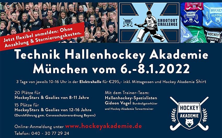 Technik Hallenhockey Camp der Hockey Akademie