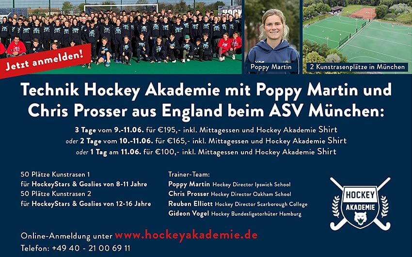 Flyer: Hockey Akademie Technik Camp - Pfingsten 2023